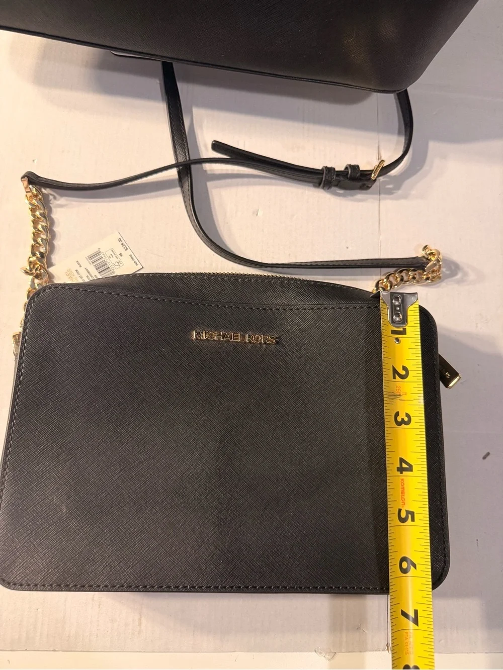 Michael Kors Black Saffiano Leather Tote with Crossbody purse and wallet